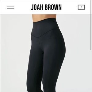 Joah Brown sueded leggings